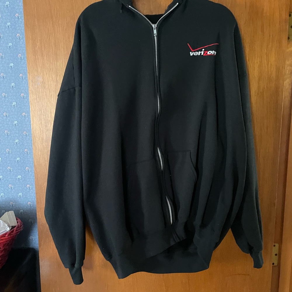 3X Black Hoodies with Verizon Logo